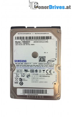 Samsung HM080HI - SATA - 80 GB